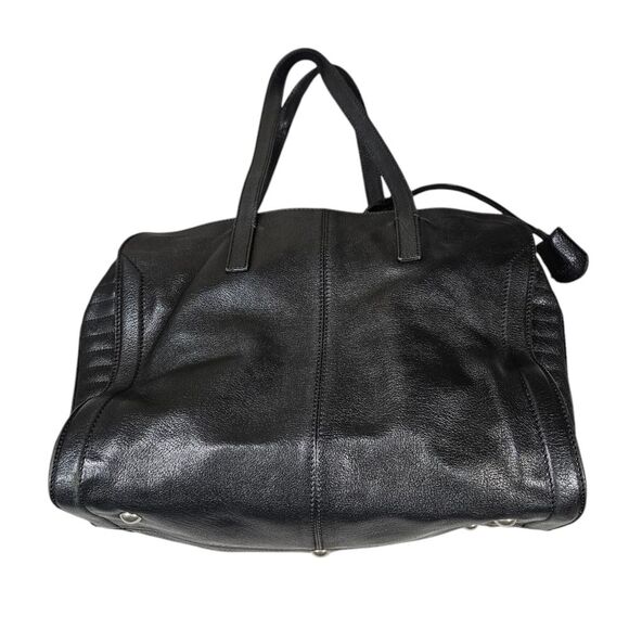 READ Alexander McQueen Leather Skull Padlock Zip Around Biker Bag Black - Picture 2 of 16